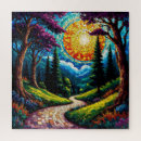 Recherche de ensoleillé puzzles Paysage