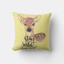 Recherche de faon coussins Aquarelle