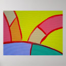 Recherche de cercles concentriques posters Moderne