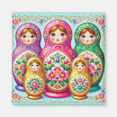 Recherche de poupées russes magnets Babouchka