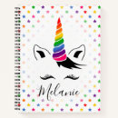 Recherche de licorne magique carnets Jeune fille