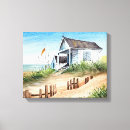 Recherche de beach house art Toile