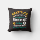 Recherche de gratitude coussins Vibrations positives