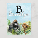Recherche de chimpanzee postcards cartes postales Gorille