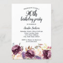 Recherche de quatre vingt dixième invitations Floral
