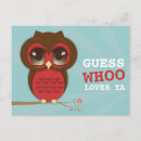 Recherche de owl cartes postales Adorable