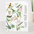 Recherche de forêt tropicale vœux cartes Oiseaux