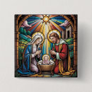 Recherche de nativité badges Naissance de jésus