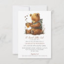 Recherche de ourson baby shower invitations Ours en peluche