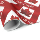 Recherche de drapeau du canada papier cadeau Canadien