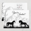 Recherche de silhouette de cheval invitations Pour eux