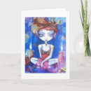 Recherche de oeil bleu vœux cartes Pour elle