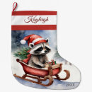 Recherche de raccoon chaussette de noël Chapeau santa
