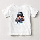 Recherche de police bébé tshirts Voiture de police