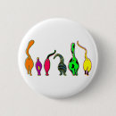 Recherche de chats colorés badges Rétro