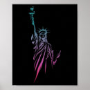 Recherche de statue liberté posters Noir et blanc