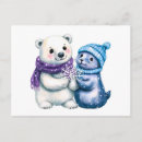 Recherche de phoques cartes postales Aquarelle