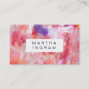 Recherche de peinture pour aquarelle cartes visite Violet