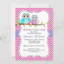 Recherche de chouette invitations Rose