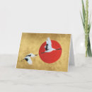 Recherche de grue japonaise vœux cartes Oiseau