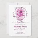 Recherche de teacup bridal shower invitations Rose