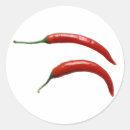 Recherche de poivrons rouges autocollants Poivre