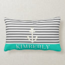 Recherche de teal coussins Monogramme
