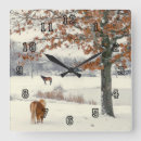 Recherche de poney horloges Neige
