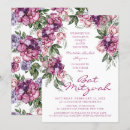 Recherche de pourpre bar bat mitzvah invitations Élégant
