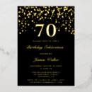 Recherche de elegant black and gold invitations Moderne