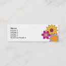 Recherche de fleurs hippies cartes visite Rose