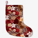 Recherche de peinture abstraite chaussette de noël Floral
