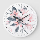 Recherche de rose et gris horloges Floral