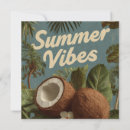 Recherche de noix de coco vœux cartes Été