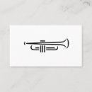 Recherche de joueur de jazz cartes visite Trompette