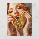 Recherche de peintures de nourriture cartes postales Femme