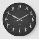 Recherche de argent métallique horloges Monogramme