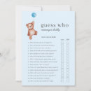 Recherche de deviner invitations Ours en peluche