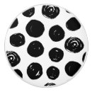 Recherche de pois blanc boutons et poignées de porte Moderne