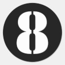 Recherche de numéro 8 autocollants Pour tous