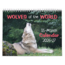 Recherche de loups calendriers De la faune