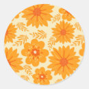 Recherche de motif hippie autocollants Rétro