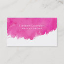 Recherche de peintures roses cartes visite Artistique