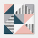Recherche de noir blanc géométrique magnets Élégant