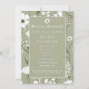 Recherche de simplicité élégante invitations Verdure