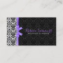 Recherche de ruban pourpre cartes visite Rose