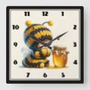 Recherche de miel horloges Abeille mignonne