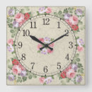 Recherche de conceptions florales horloges Roses