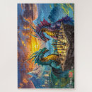 Recherche de dragons puzzles Amusant