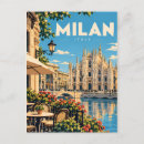Recherche de cathédrale cartes postales Milan italie